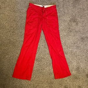 Tommy jeans red cargo pants